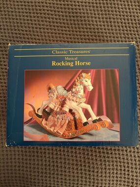 Vintage Classic Treasures Musical The Impossible Dream Musical Rocking Horse